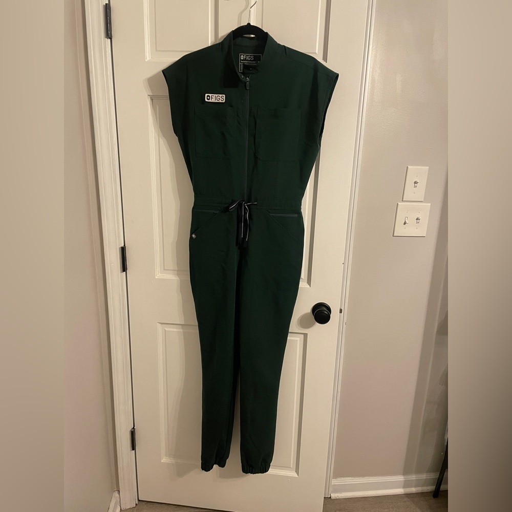 FIGS Women's British Racing Green Rafaela Jumpsuit
